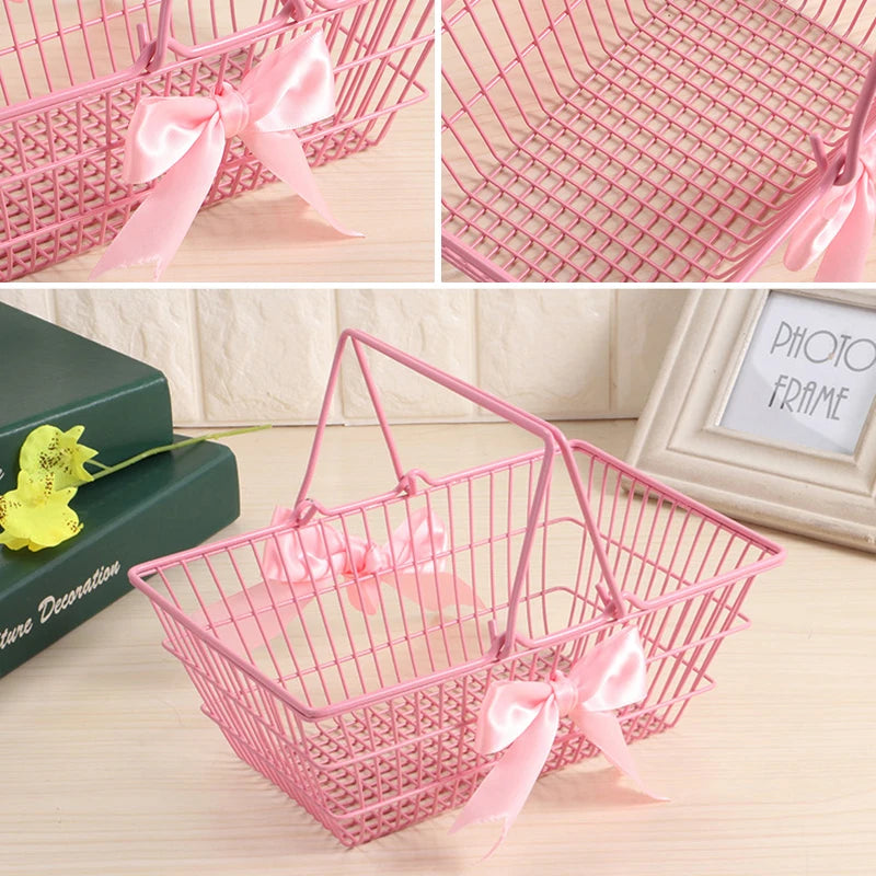 Mini Pink Storage Basket