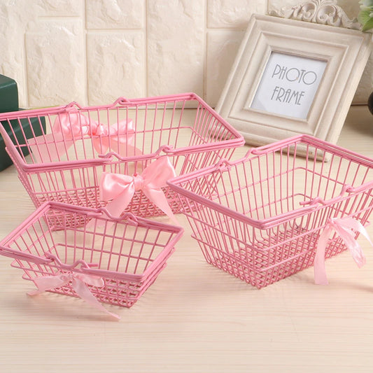 Mini Pink Storage Basket